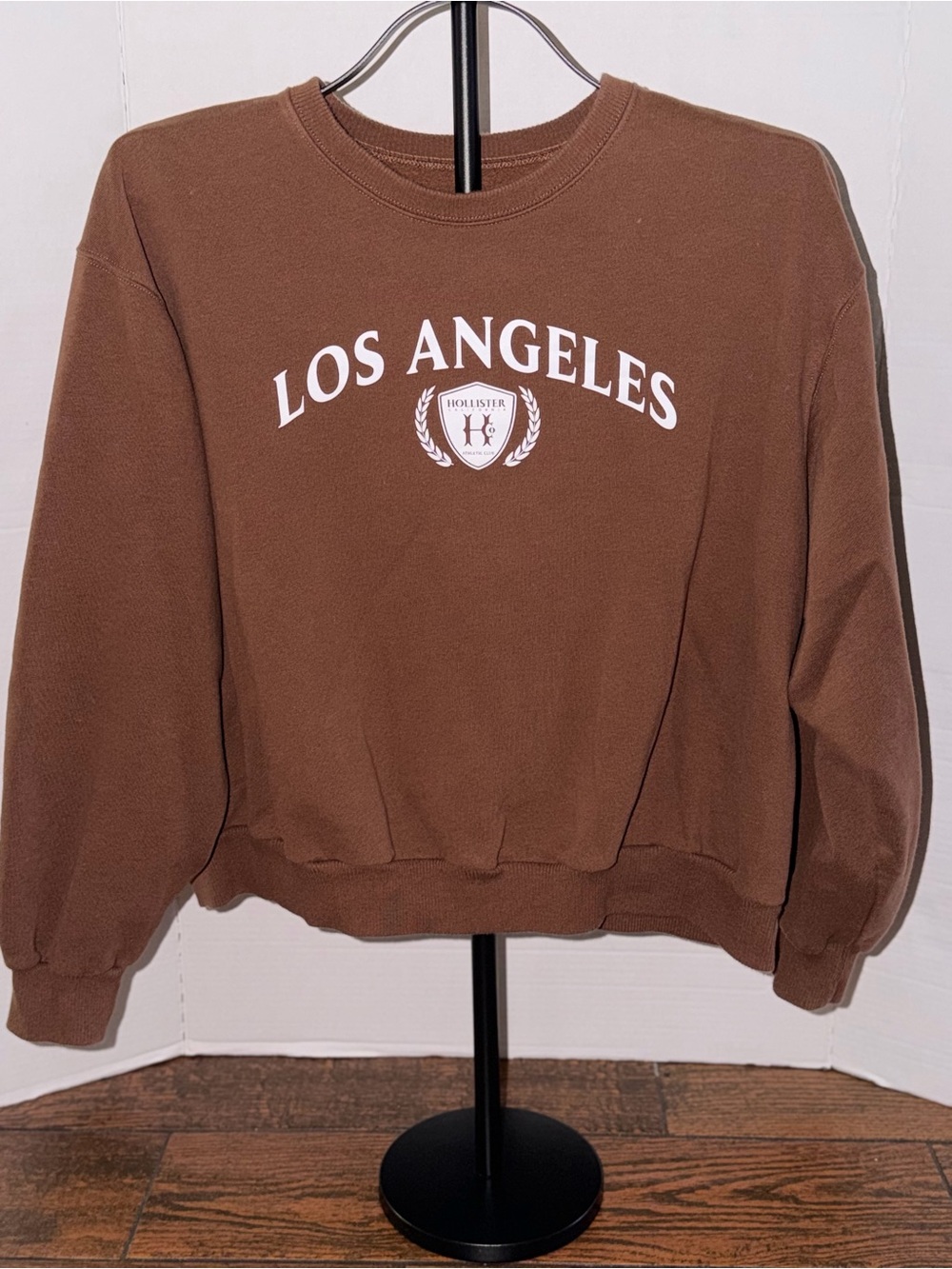 Hollister Brown 'Los Angeles' Crewneck Sweatshirt